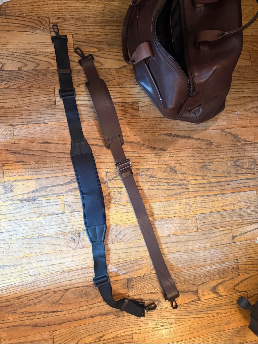 Troubadour Generational Leather Duffle Bag Brown Calfskin weekender $849